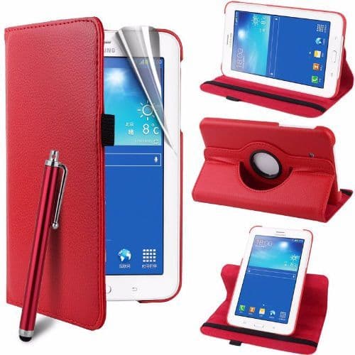 Samsung Galaxy Tab 3 7 Lite 360 Swivel Stand Case Cover